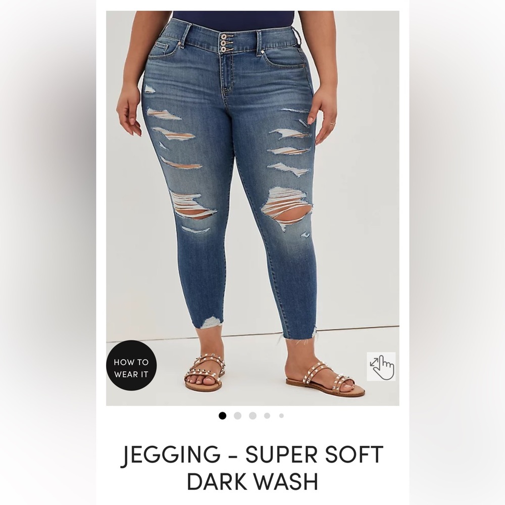 Torrid 14R High-rise Jegging Super Soft